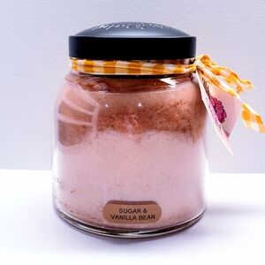 SUGAR & VANILLA BEAN -A Cheerful Giver- Papa Jar Scented Candle, 34 oz